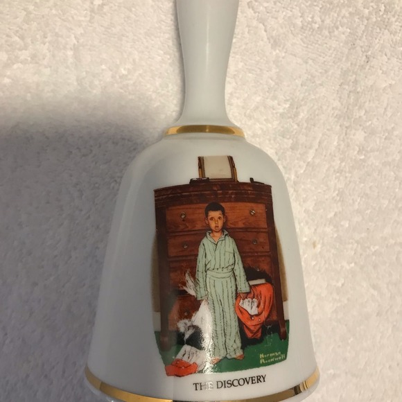 Vintage West Germany 1976 Danbury Mint Norman Rockwell Bell "The Discov… - Picture 5 of 6